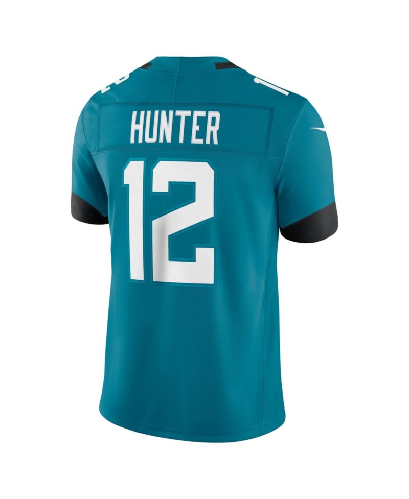 Men's Travis Hunter Teal Jacksonville Jaguars Vapor F.U.S.E. Stitched Limited Jersey