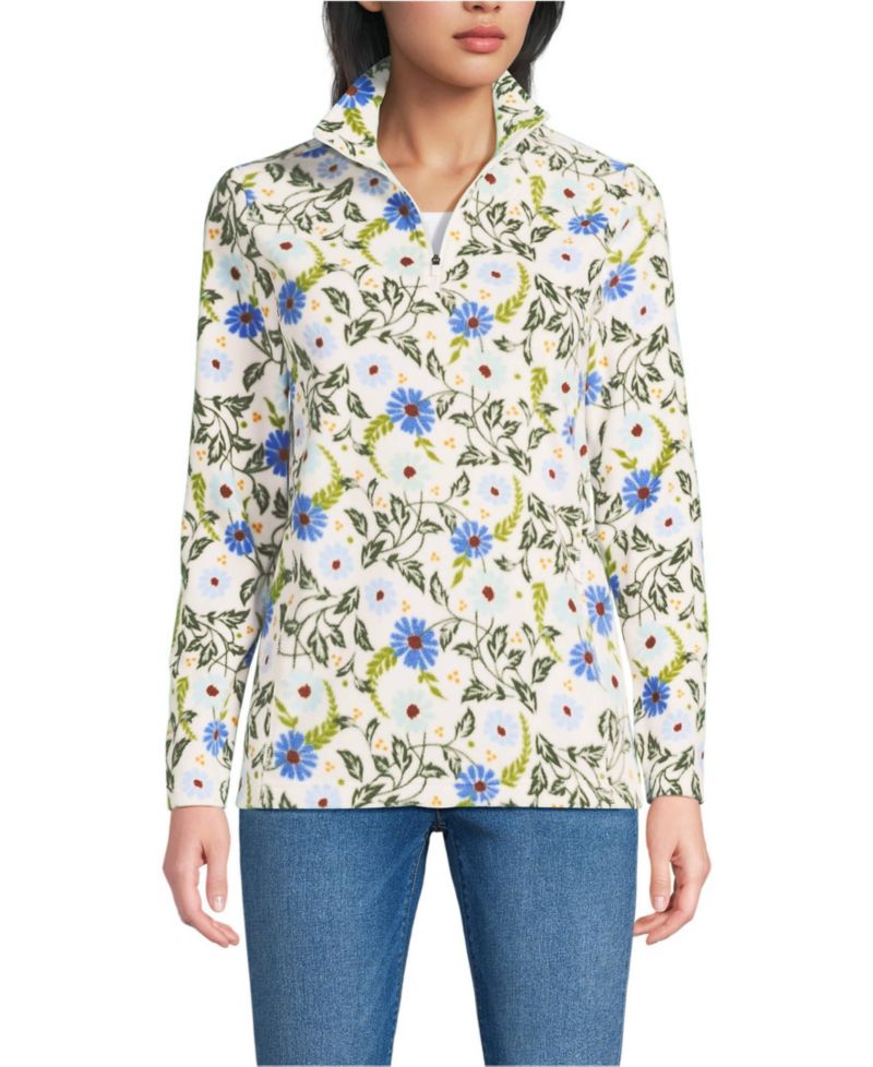 Women's Anyweather Fleece Quarter Zip Pullover.