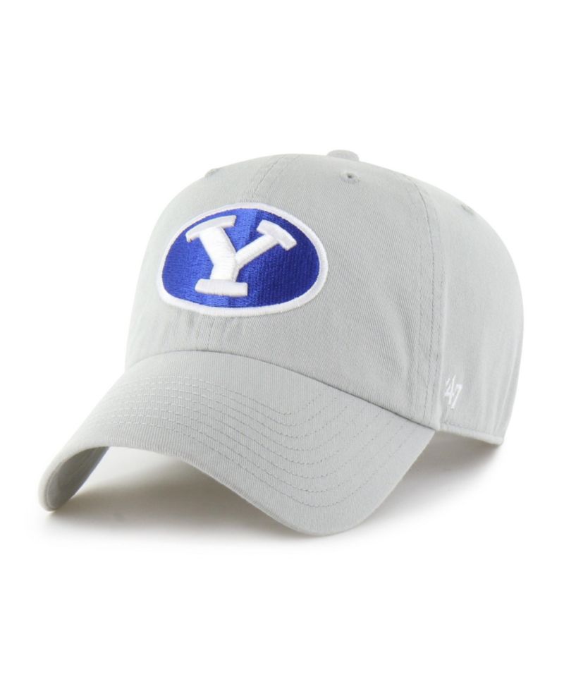 Men's '47 Gray BYU Cougars Clean Up Adjustable Hat