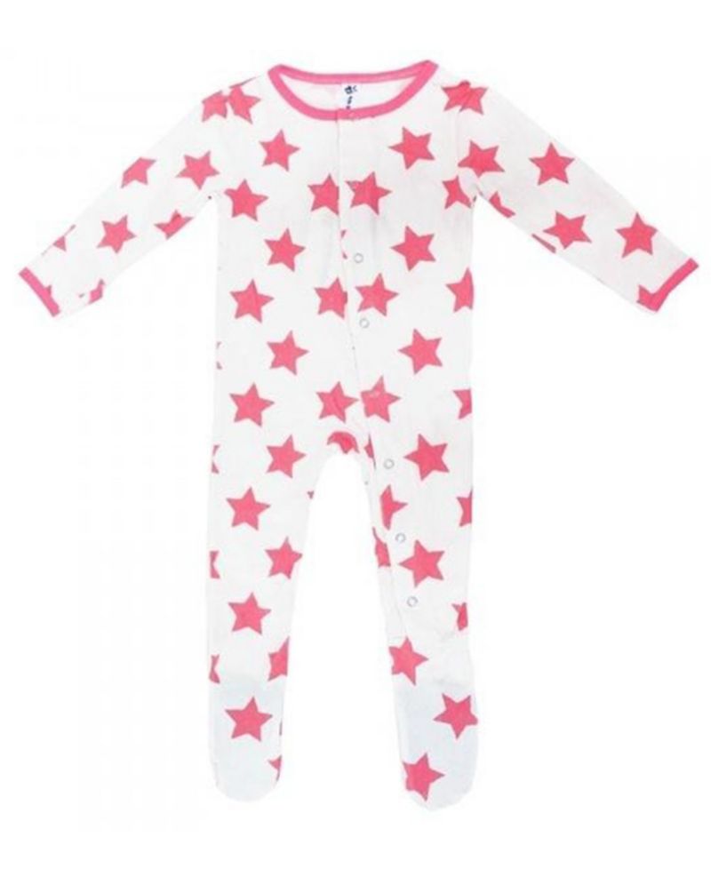 Baby Boys Girls Star Footed Coverall