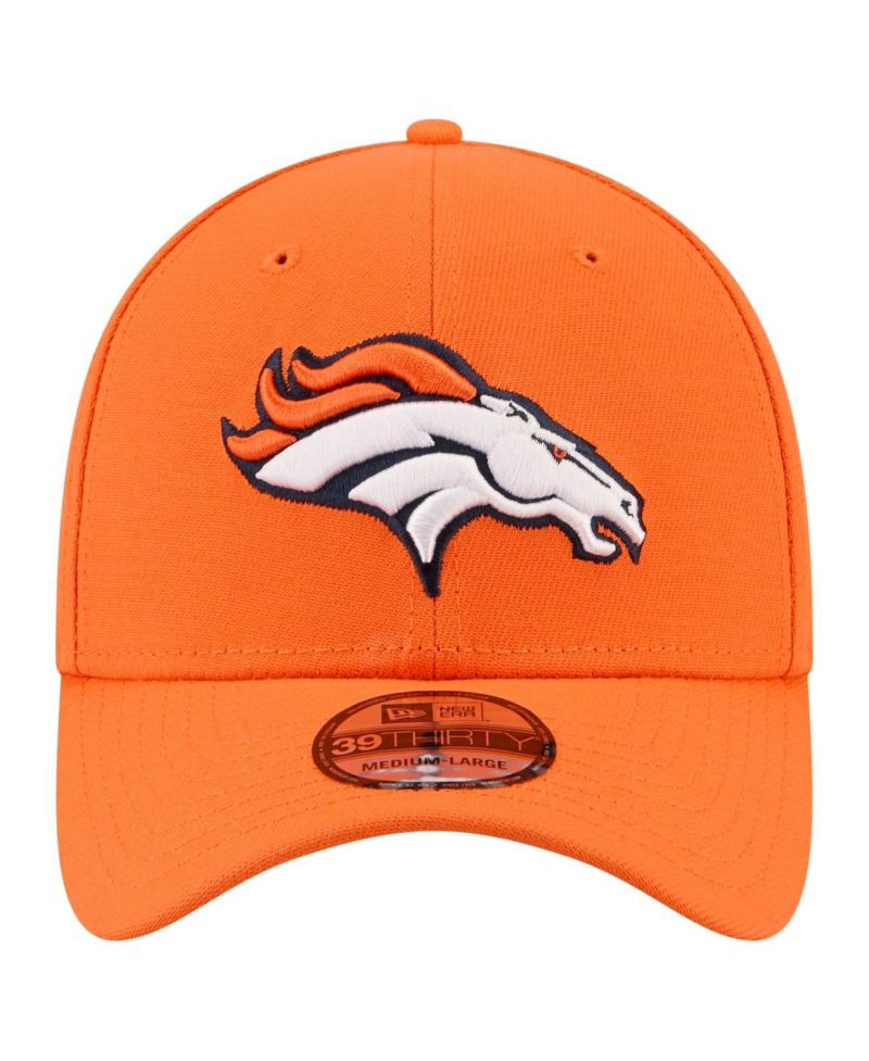 Men's Orange Denver Broncos Core Team 39THIRTY Flex Hat