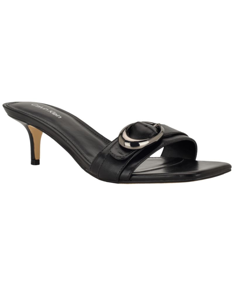 Women's Neveena Buckle Strap Kitten Heel Dress Sandals