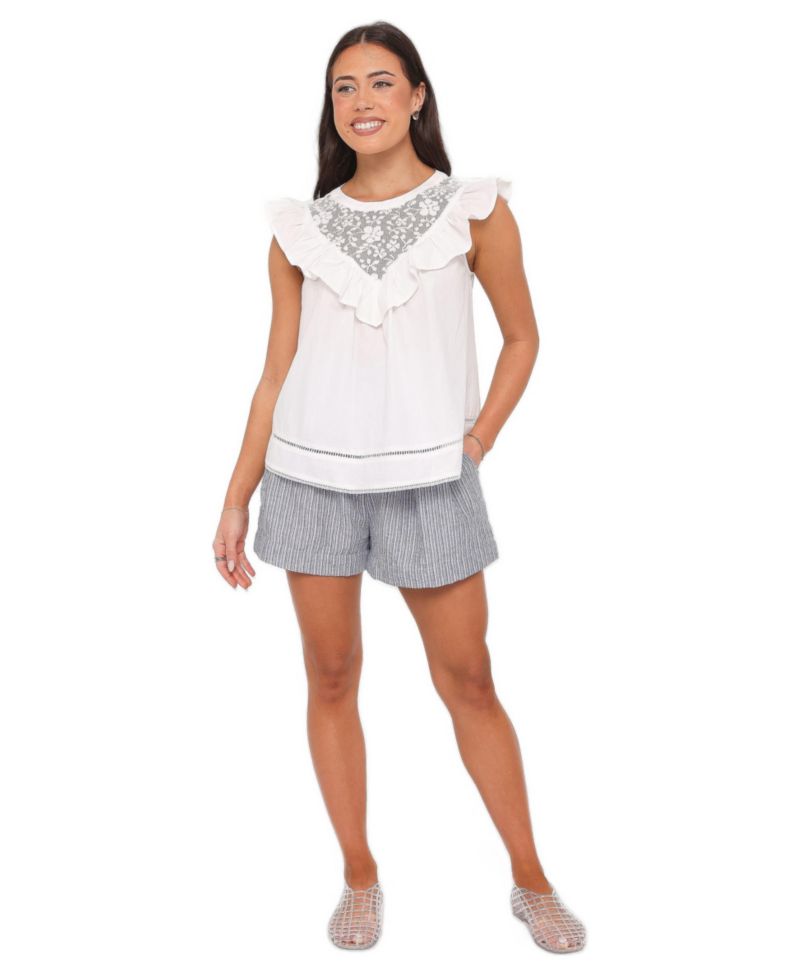 Women's Kiran Ruffle Lace Top