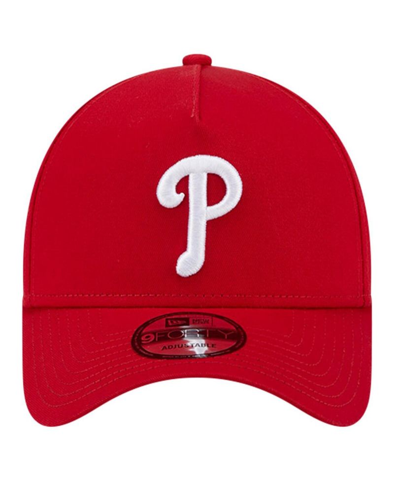 Men's Red Philadelphia Phillies Team Color A-Frame 9FORTY Adjustable Hat