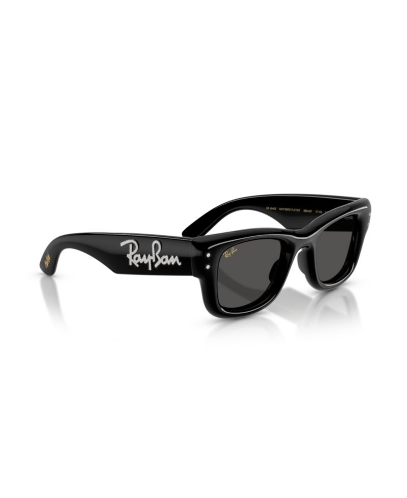 Unisex Wayfarer Puffer Crystal Sunglasses, RB4940B