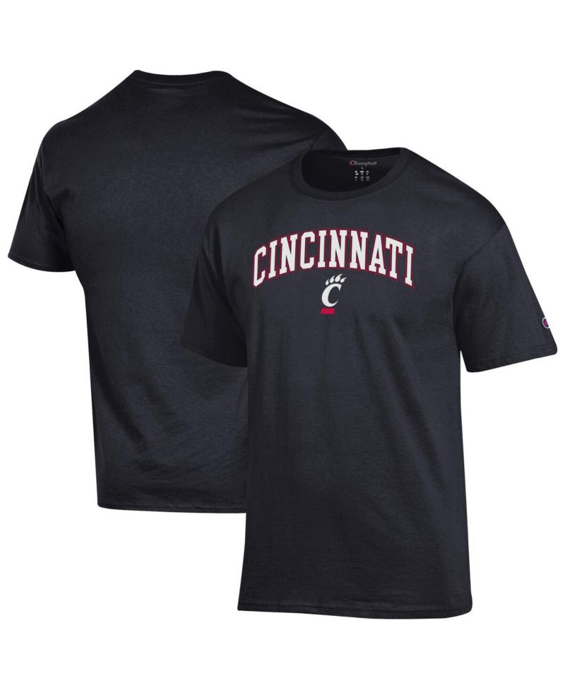 Men's Red Cincinnati Bearcats Arch Over Logo T-Shirt