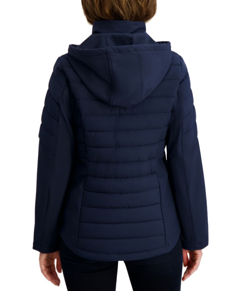 Women's Fleece-Lined Hooded Softshell Coat