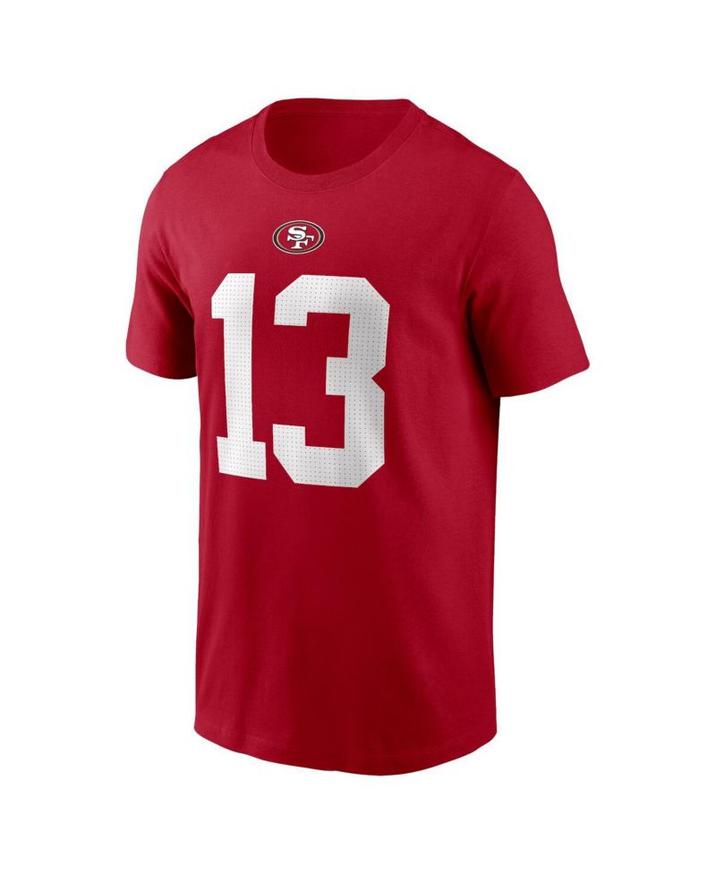 Big Boys Brock Purdy Scarlet San Francisco 49ers Player Name and Number T-shirt