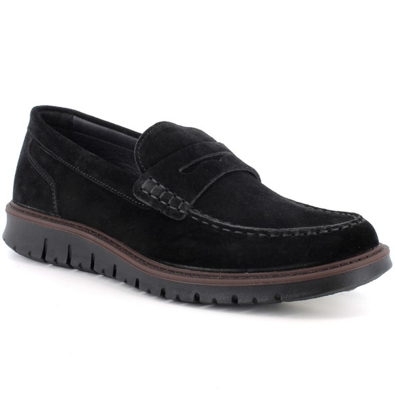 Men’s Mateo Made in Italy Suede Penny Loafers
