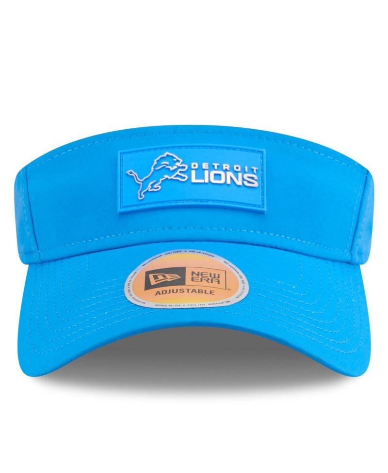 Men's Blue Detroit Lions 2025 Sideline Visor Hat
