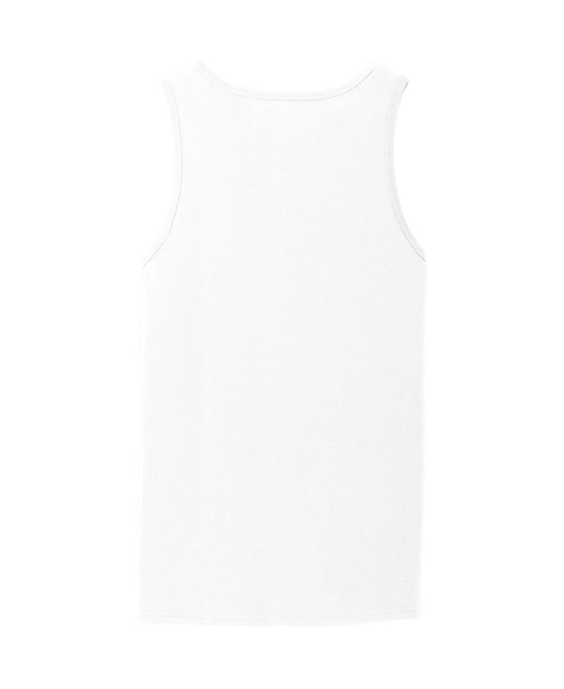 Men's White NASCAR YAAASCAR Pride Tank Top