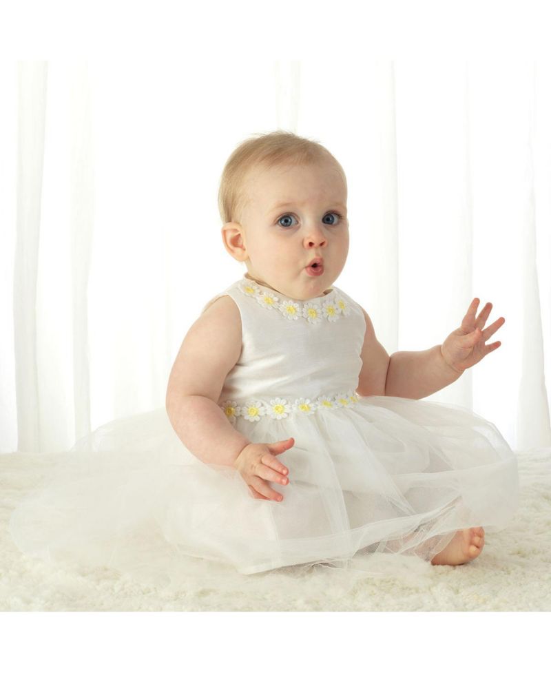 Baby Girls' 6M-24M Daisy Tulle Party Dress