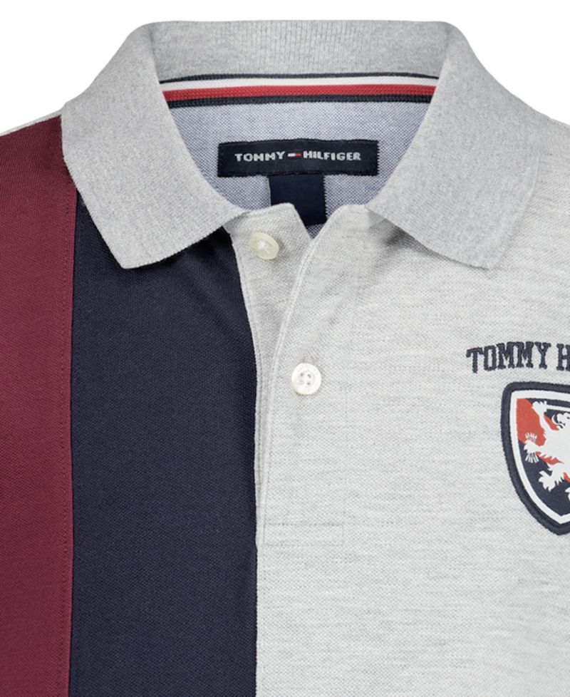 Boys' 8-20 Color-Block Stripe Polo Shirt