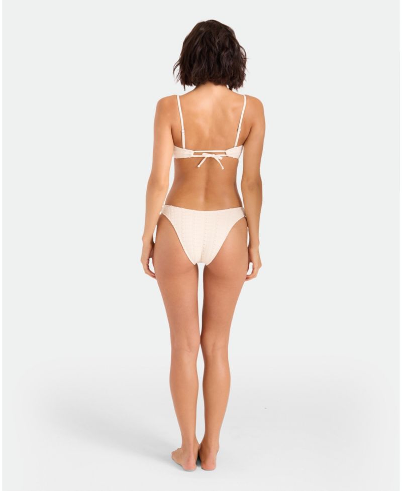 Women's Low-Tide Bandeau Neck Bikini Top and Pull-On Bottoms