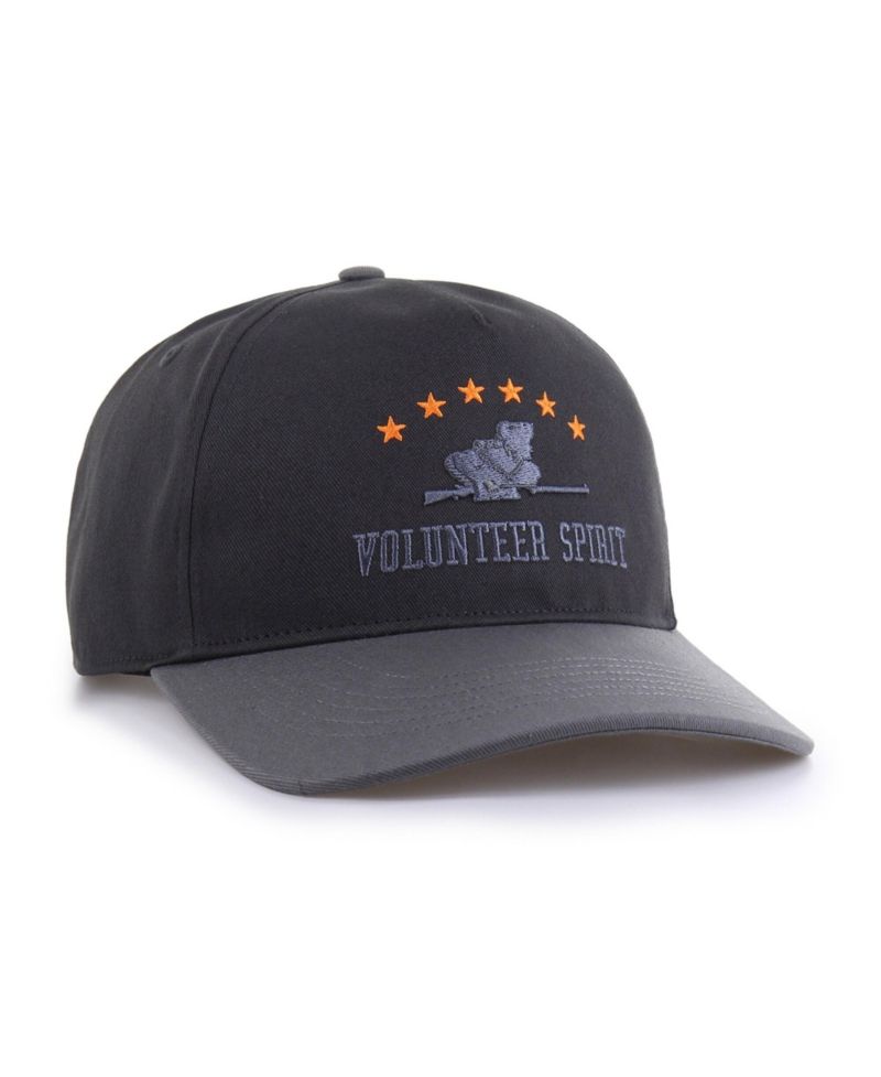 Men's Graphite/Gray Tennessee Volunteers Smokey Grey Hitch 2-Tone Adjustable Hat