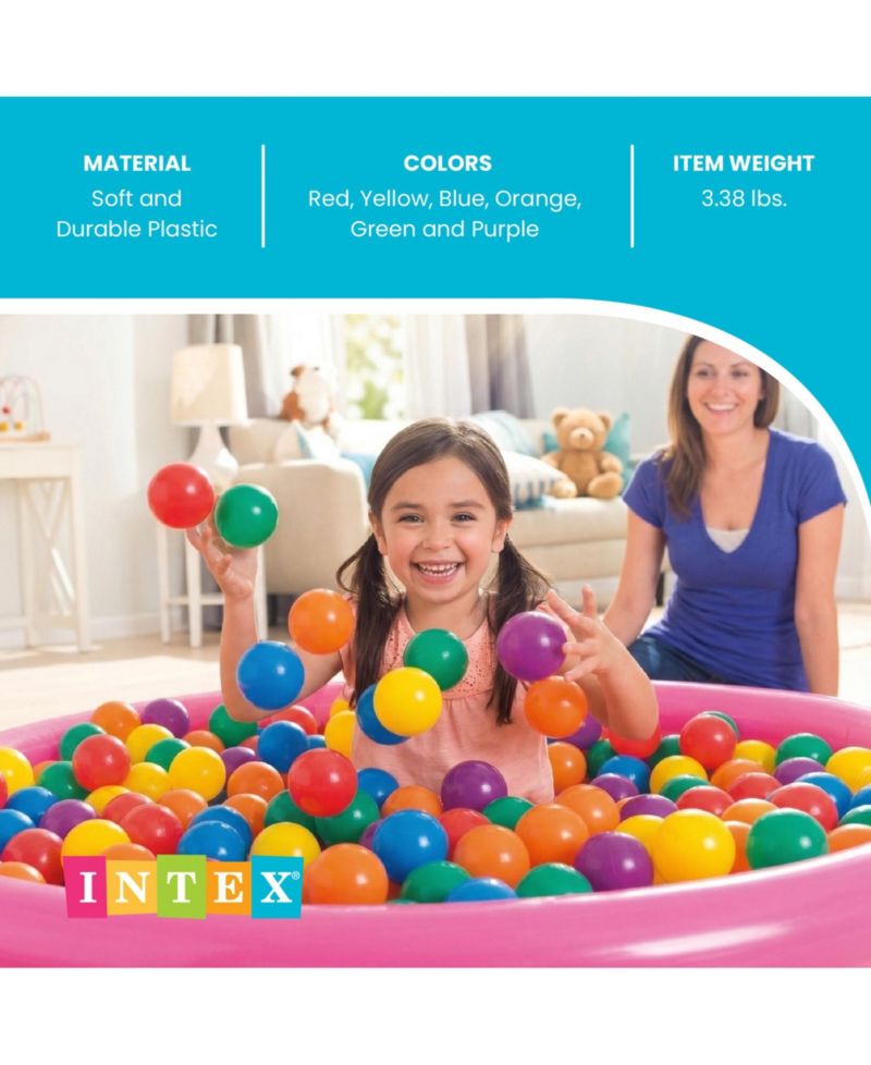 Fun Ballz Plastic Balls, 100-Piece Set