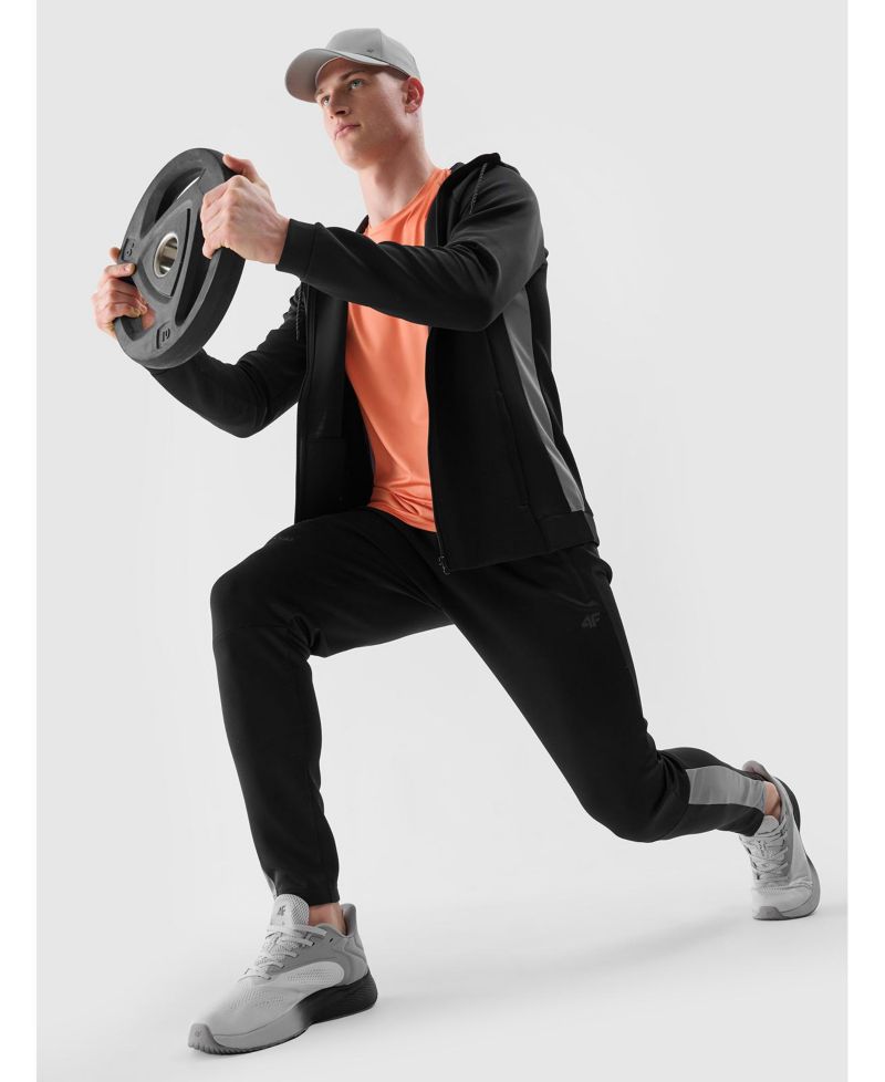 Men's Zipped Hooded Quick-Drying Training Sweatshirt