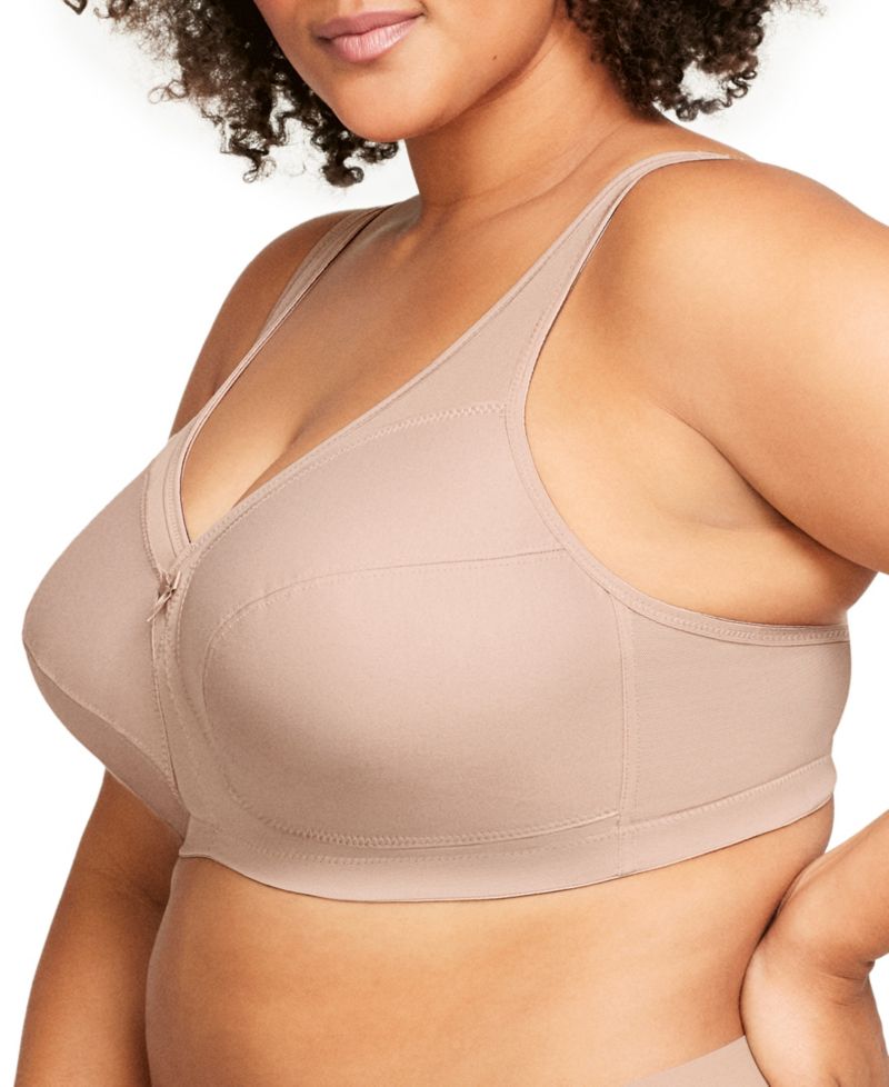 Women's Full Figure Plus Size MagicLift Active Wirefree Support Bra 1005