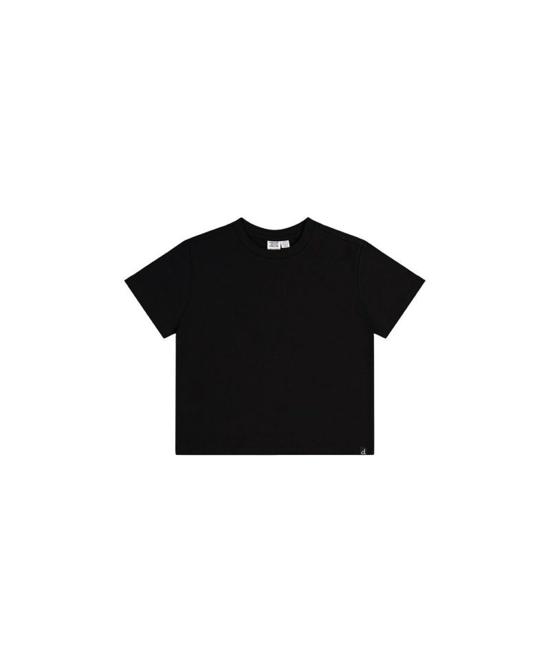 Little and Big Girl 6-14 Heavy Jersey Wide Short Sleeve T-Shirt