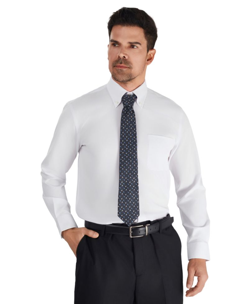 Men's Regular-Fit Long-Sleeve Dress Shirt