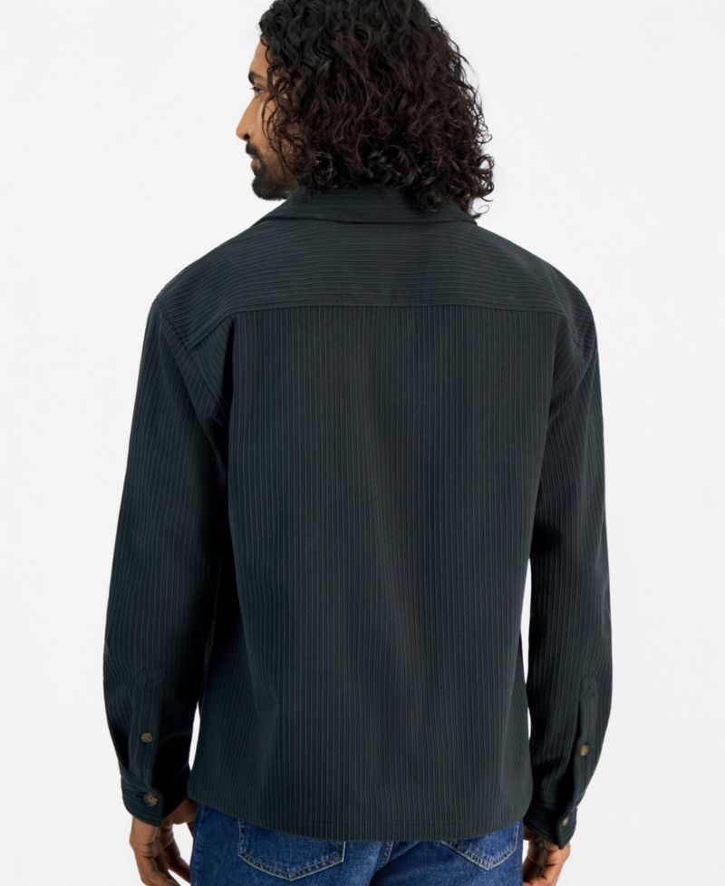 Men's Long-Sleeve Corduroy Shirt