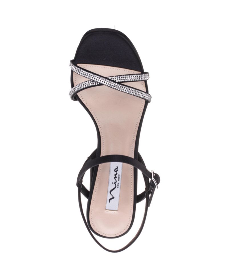 Women's Steven Rhinestones Block Heel Platform Sandals
