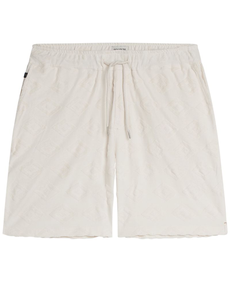 Men's Jacquard Terry Casual Bermuda Shorts