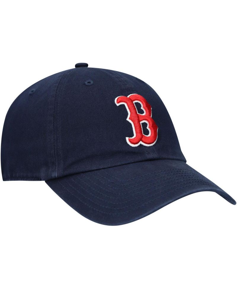 Men's Navy Boston Red Sox Clean Up Adjustable Hat