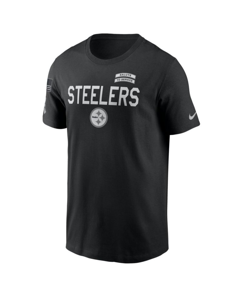 Men's Black Pittsburgh Steelers 2026 Salute to Service Sideline Dri-FIT T-Shirt