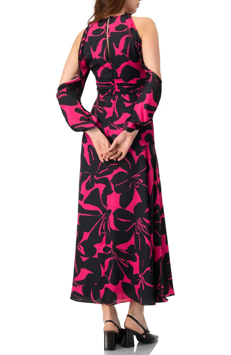 Women's Off-Shoulder Long Sleeve Maxi Dress