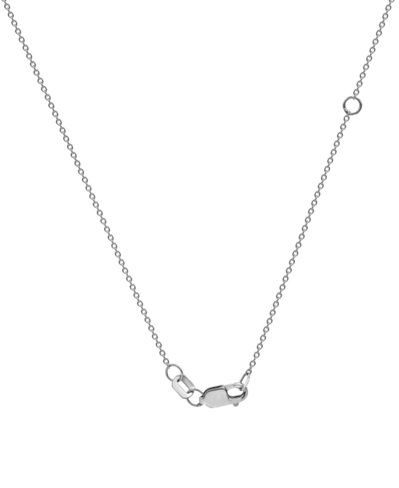 Badgley Mischka Certified Lab Grown Diamond Halo 18" Pendant Necklace (2 ct. t.w.) in 14k Gold