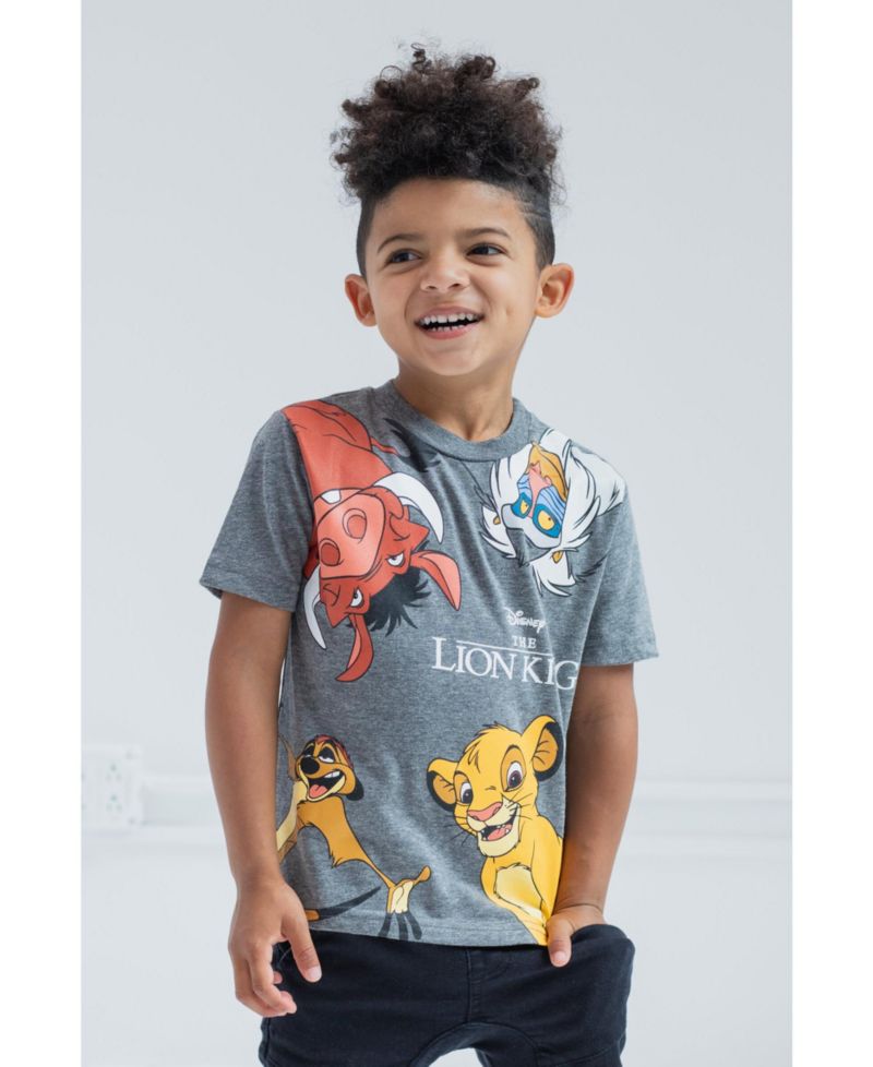Boys Lion Guard Lion King Simba Timon Pumbaa Rafiki 3 Pack T-Shirts to
