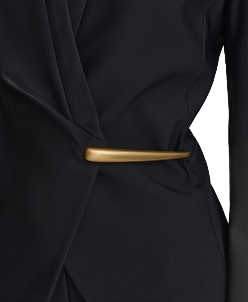 Women's Collarless Wrap Jacket