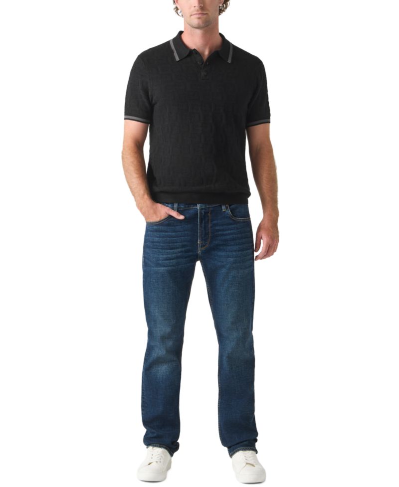 Men's Smith Spread Collar Polo Sweater