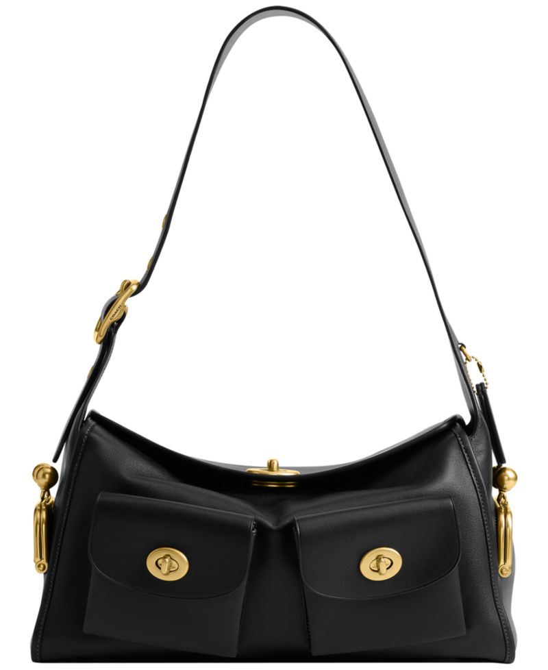 Originals Turnlock Haversack Large Leather Shoulder Bag