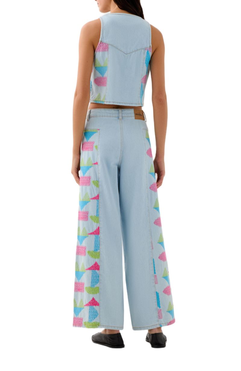 Women's Culotte Embside Denim Pant