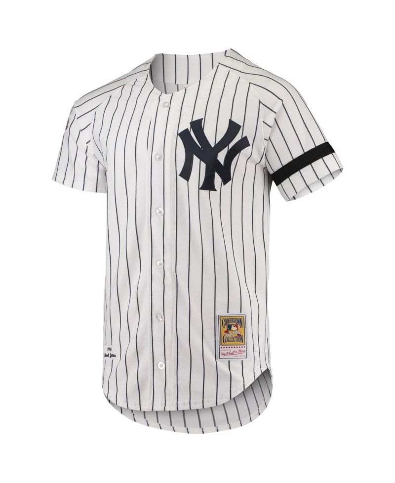 Men's White New York Yankees Cooperstown Collection 1996 Authentic Home Jersey