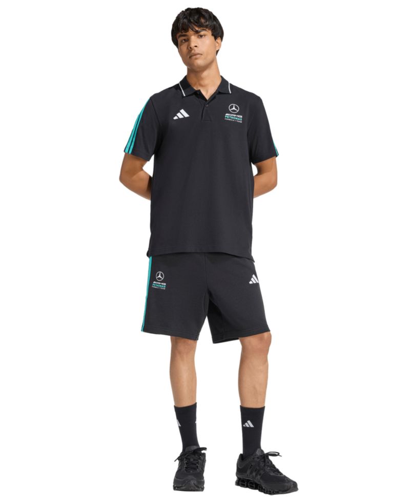 Men's Mercedes Formula 1 Short-Sleeve Polo Shirt