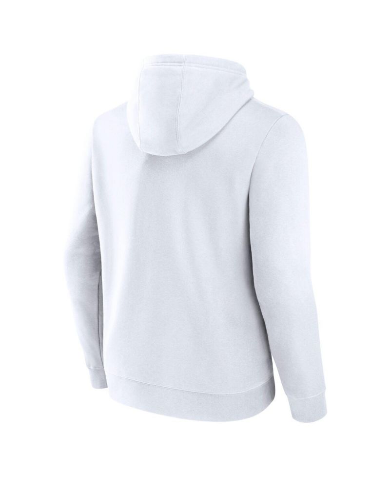 Men's White Saint Louis Billikens Primary Logo Pullover Hoodie