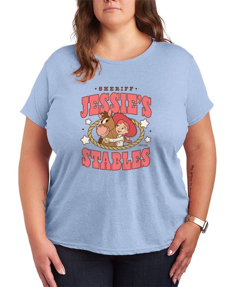 Plus Size Toy Story 5 Sheriff Jessie Stables Short-Sleeve Graphic T-Shirt