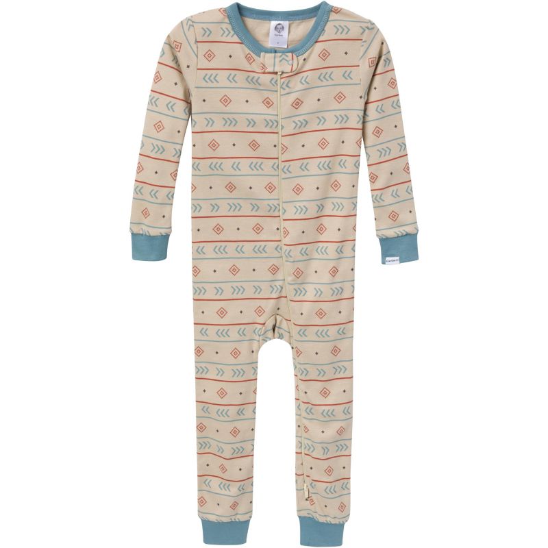 Baby Girls Snug Fit Footless Pajamas, 3-Pack, Moose and Trees