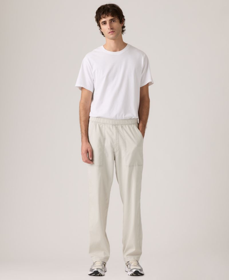 Men's Regular-Fit Linen Surplus Pants