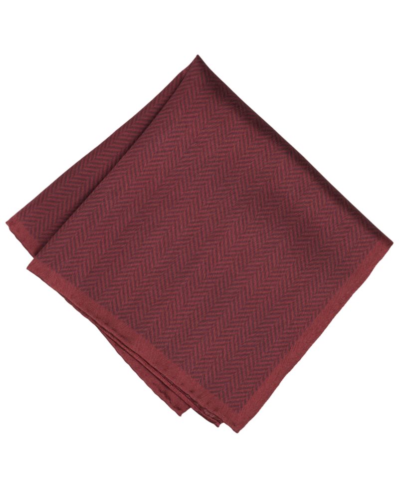 Men's Herringbone Pocket Square Tie