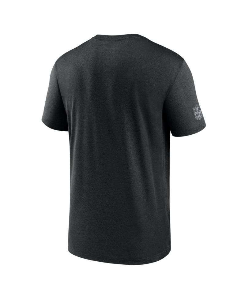 Men's Black Pittsburgh Steelers Sideline Lead The Charge Legend Dri-FIT T-Shirt