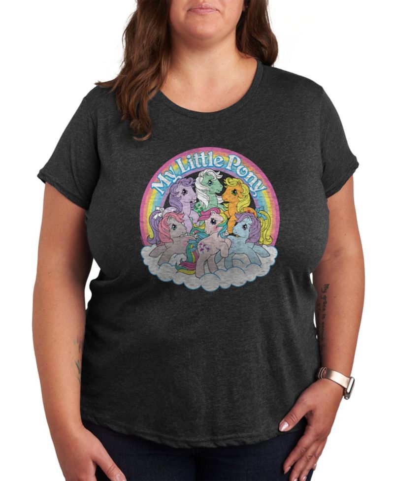 Trendy Plus Size My Little Pony Graphic T-shirt
