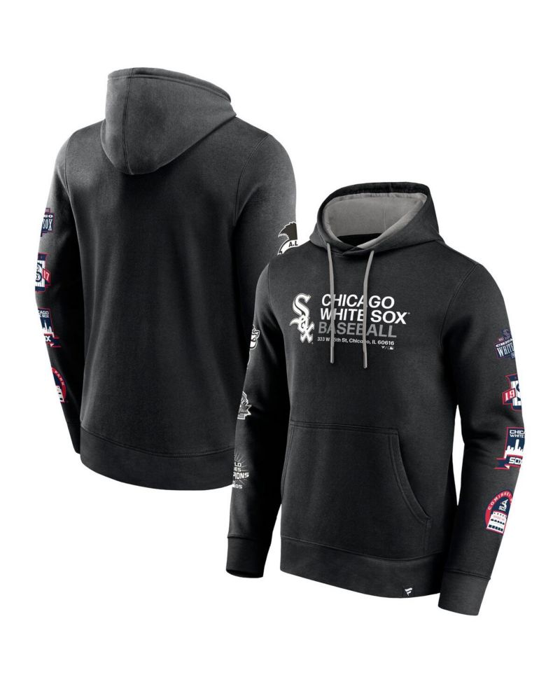 Men's Black Chicago White Sox Extra Innings Pullover Hoodie