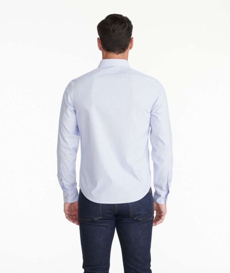 Men's Slim Fit Wrinkle-Free Bordeaux Button Up Shirt