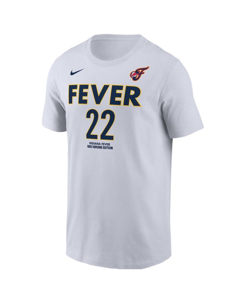 Men's Caitlin Clark White Indiana Fever Heroine Edition Name & Number T-Shirt