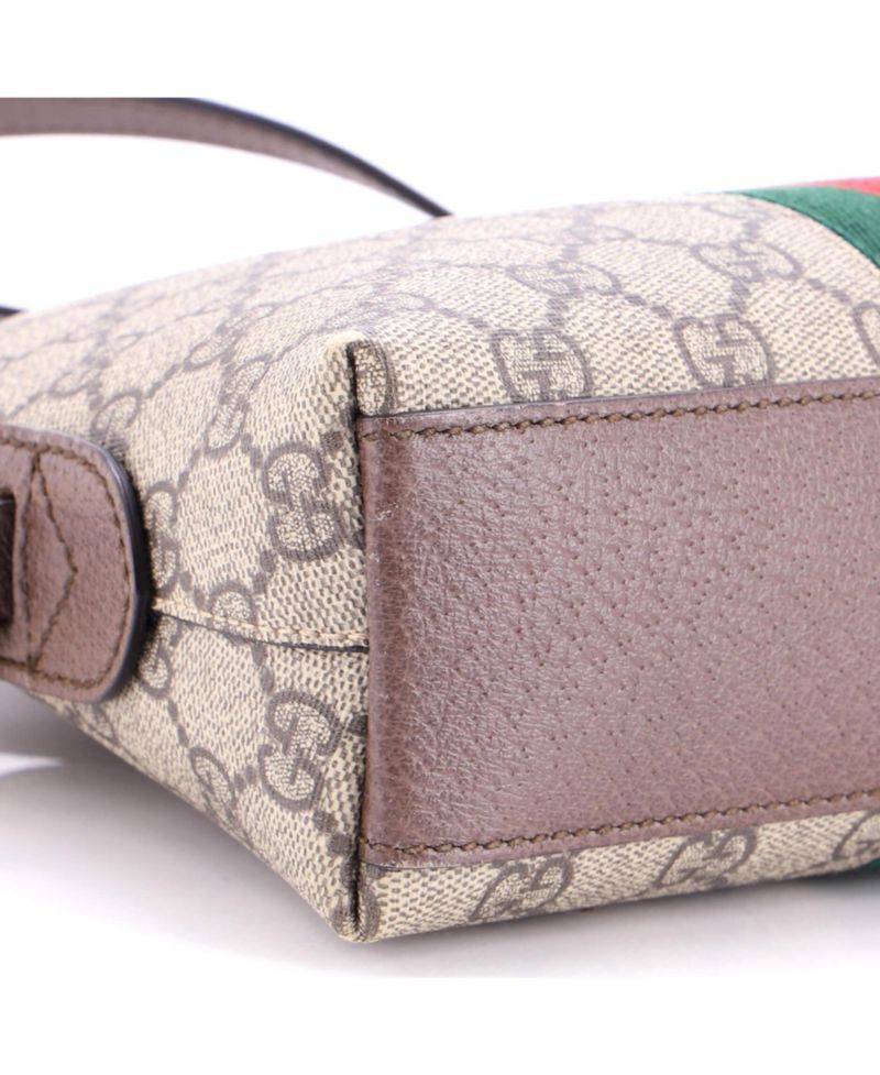 Small Ophidia Dome Shoulder Bag GG Coated Canvas