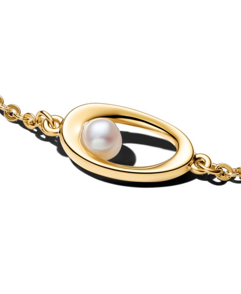 Oval Treated Freshwater Pearl Bracelet